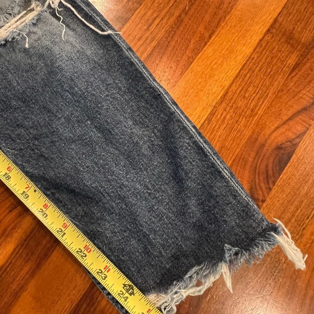 MOTHER The Sinner Jeans Ice Cream, You Scream Size 25 Distressed Mid-Rise Denim - Picture 12 of 15